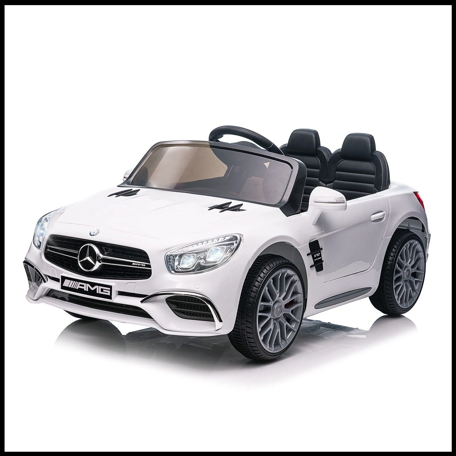 Mercedes-Benz Licensed 12V Electric Kids Ride-On Car with Battery Power - Image 2