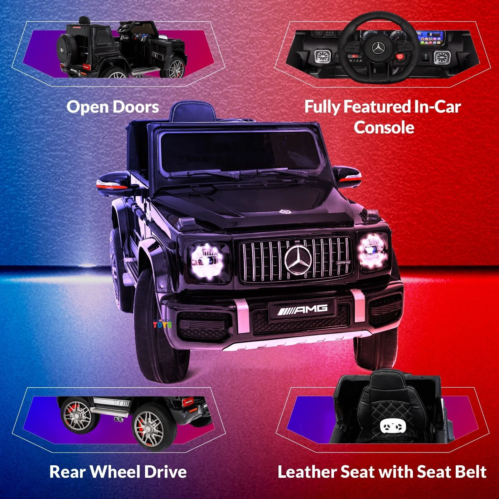 Mercedes-Benz Licensed 12V Ride-On Truck for Kids with Remote Control - Available in Multiple Colors - Image 12
