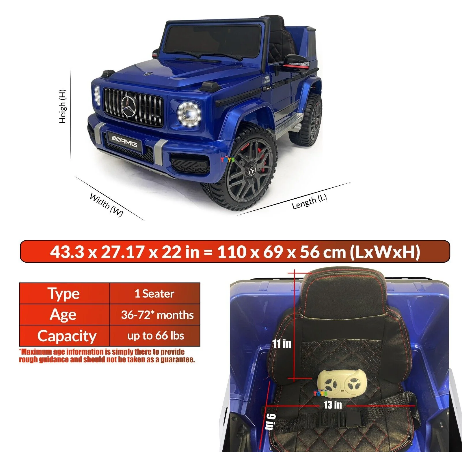 Mercedes-Benz Licensed 12V Ride-On Truck for Kids with Remote Control - Available in Multiple Colors - Image 23