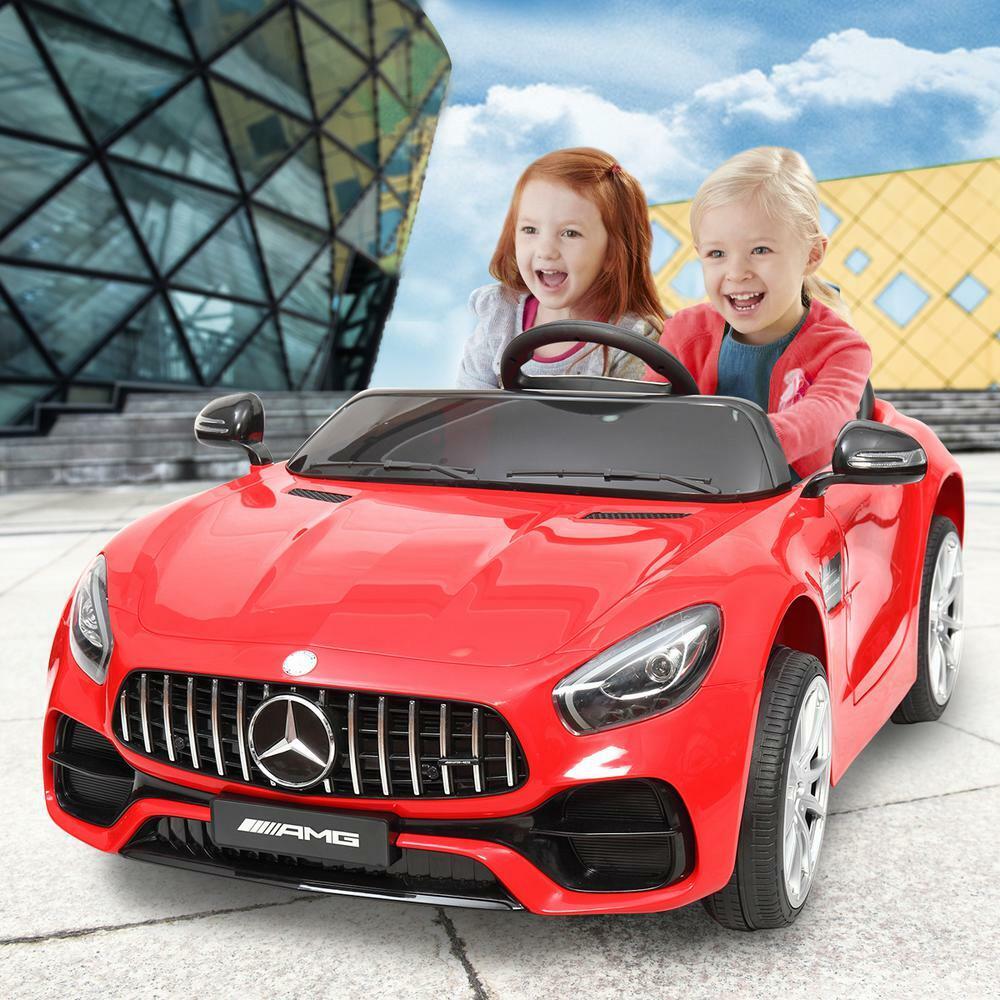 Mercedes Benz Licensed Electric Ride-On Car for Kids - Red - Image 8