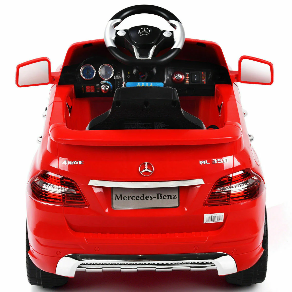 Mercedes Benz ML350 Licensed Electric Ride On Car for Kids with MP3 and Remote Control - Red - Image 10
