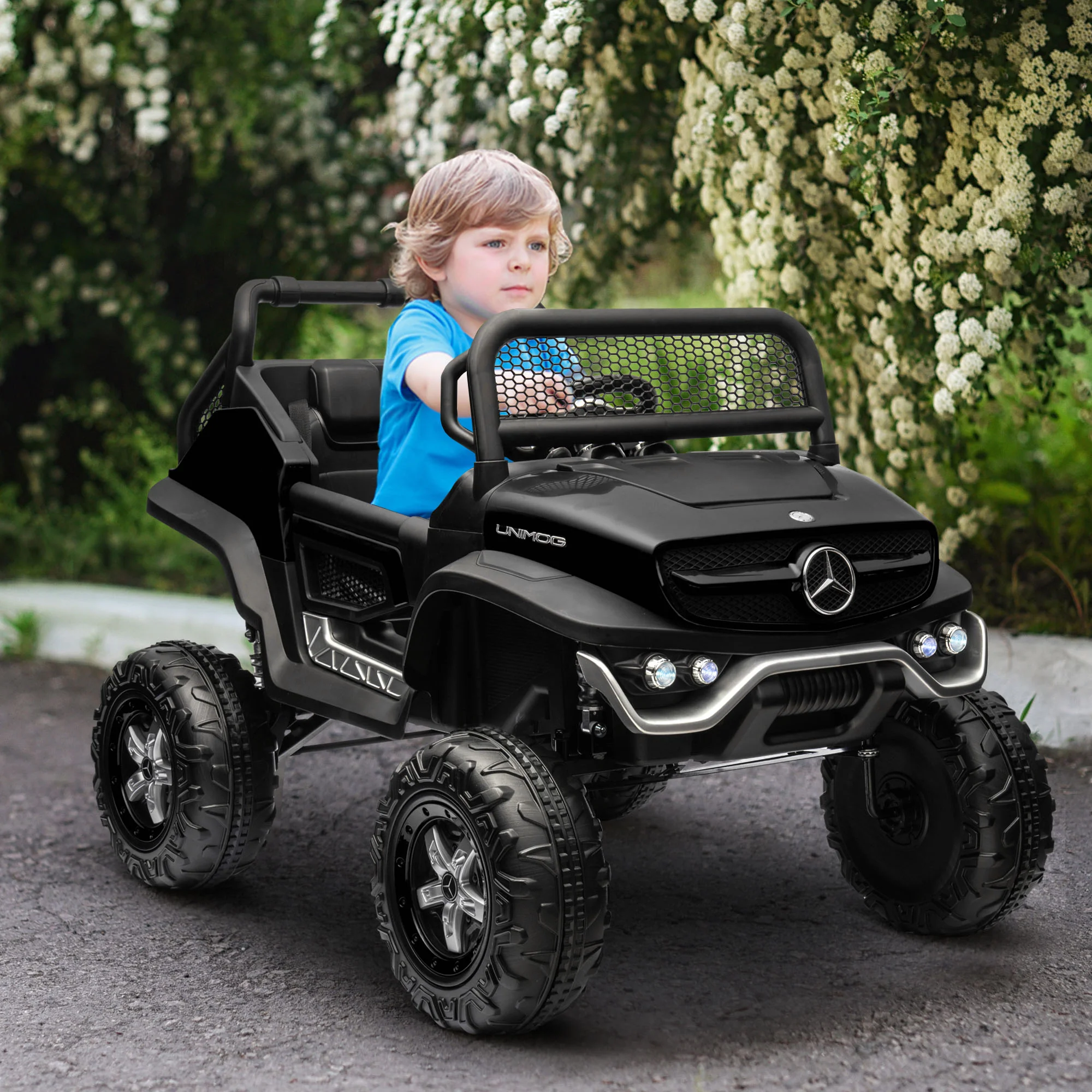 Mercedes-Benz Unimog 12V Kids Ride on Truck with Remote Control - Officially Licensed - Image 21