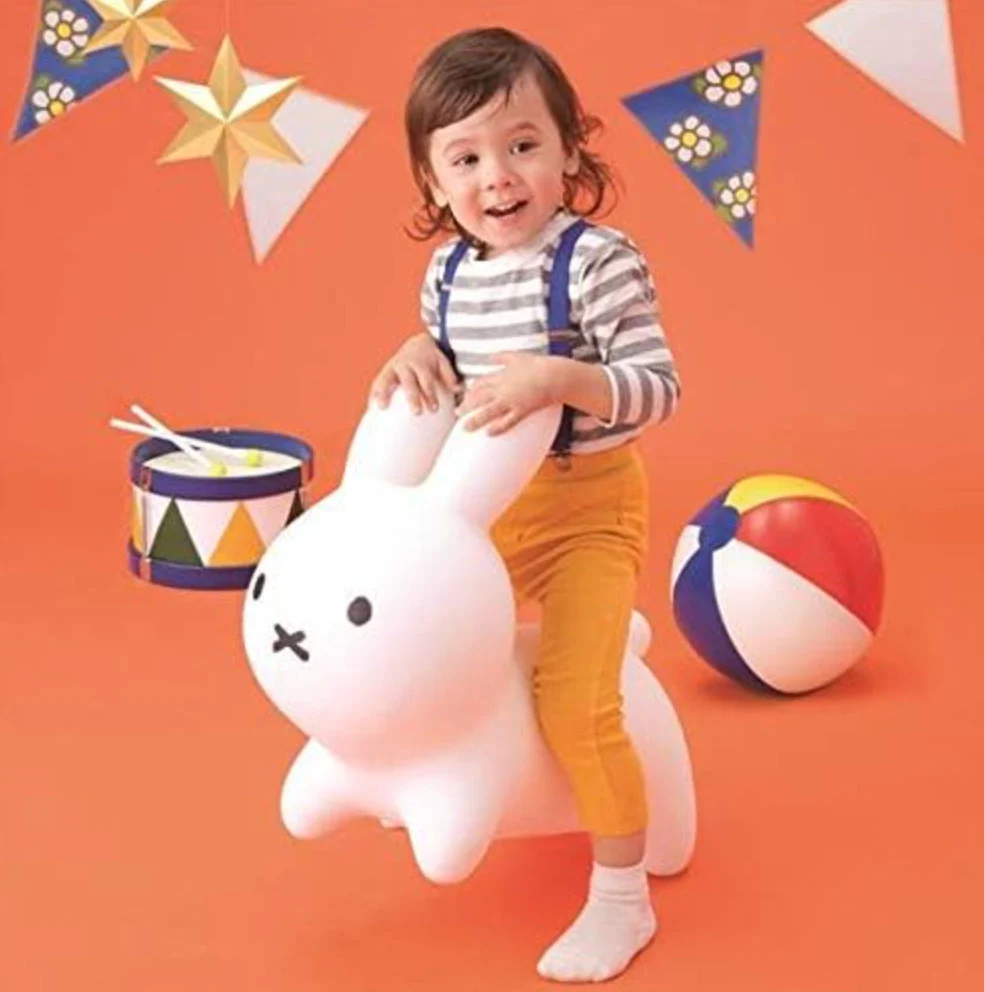 Gray Miffy Bruna Bonbon Ride-On Toy for Kids - Image 4