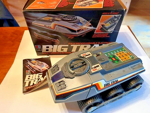 Milton Bradley Big Trak Interactive Programmable Tracked Vehicle Toy from 1979