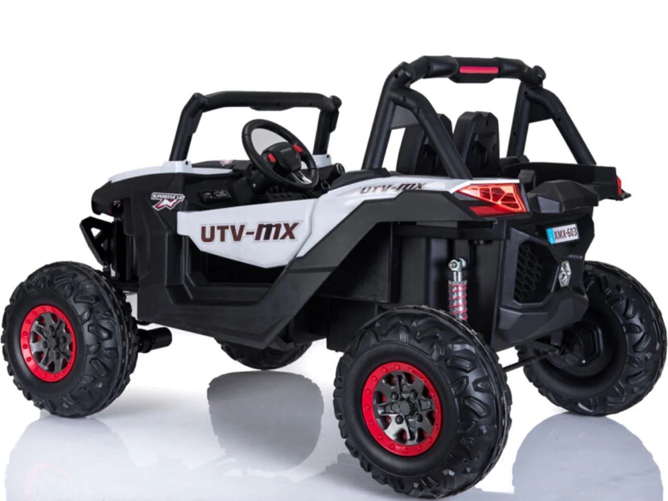 12V Two-Seater Electric 4x4 Ride-On UTV with 2.4GHz Remote Control and Music for Toddlers - Image 2