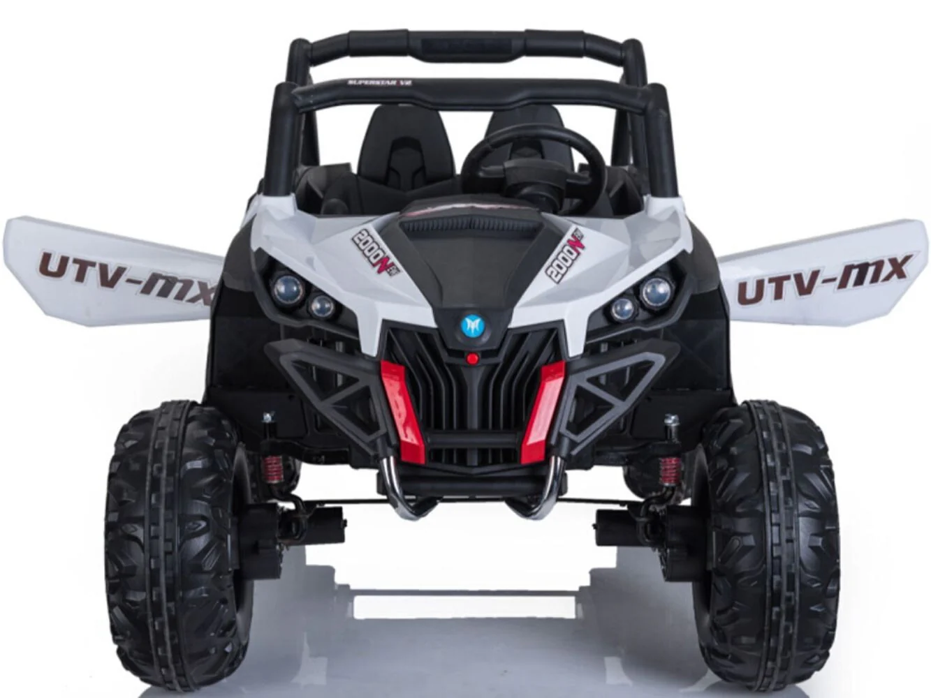 12V Two-Seater Electric 4x4 Ride-On UTV with 2.4GHz Remote Control and Music for Toddlers - Image 3