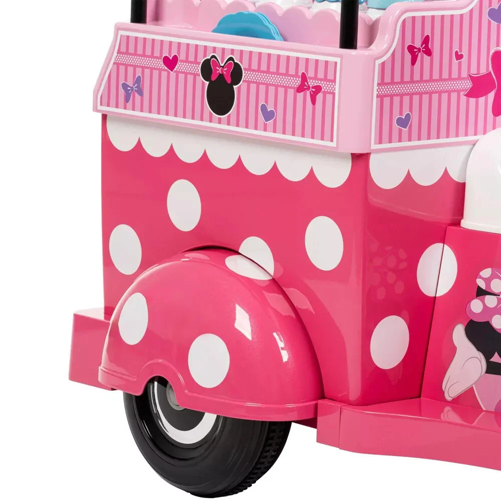6V Battery-Powered Pink Bakery Cart with Baking Set for Ages 3-7 - Image 7