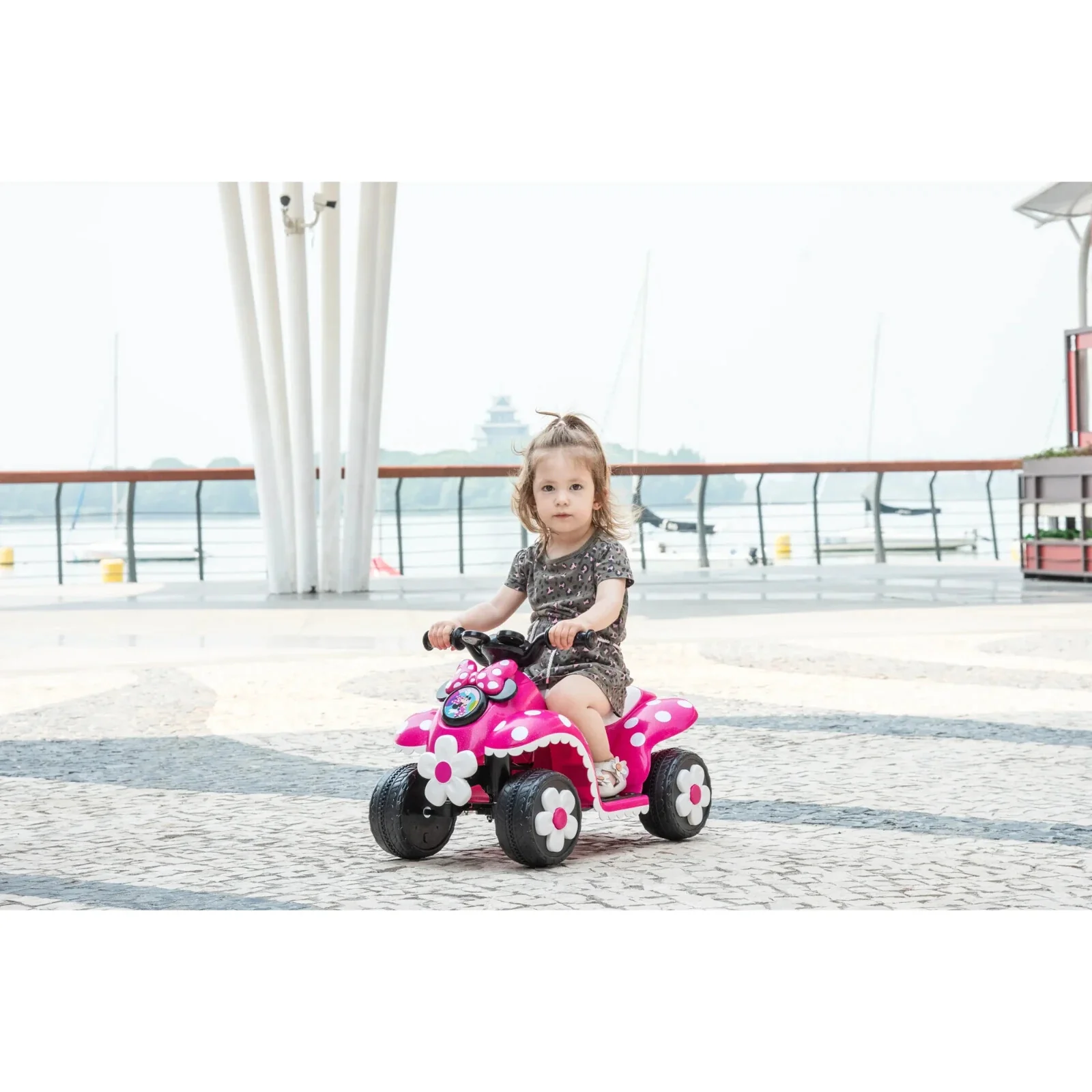 Battery-Powered 6V Electric Pink Quad for Toddlers 18-30 Months - Image 2