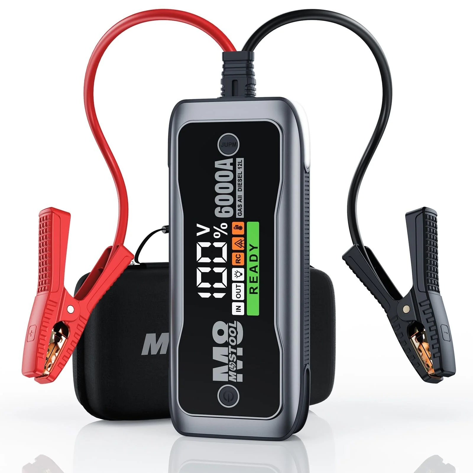 6000A Portable 12V Car Battery Jump Starter Auto Jumper Starter - Image 10