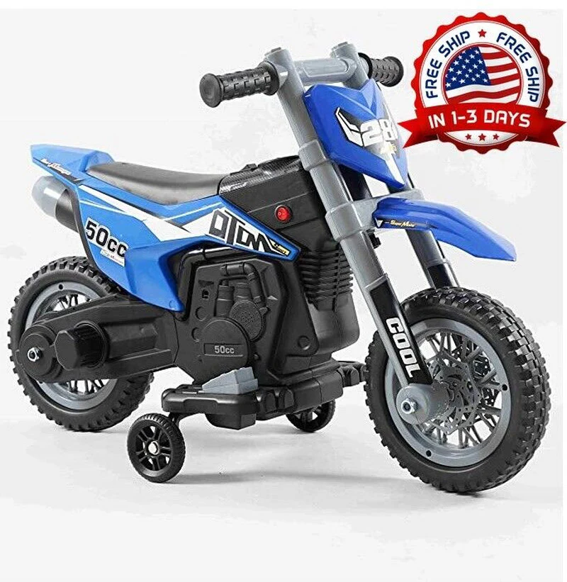 Motocicleta Eléctrica Infantil con Ruedines para Equilibrio y Pista - Image 5