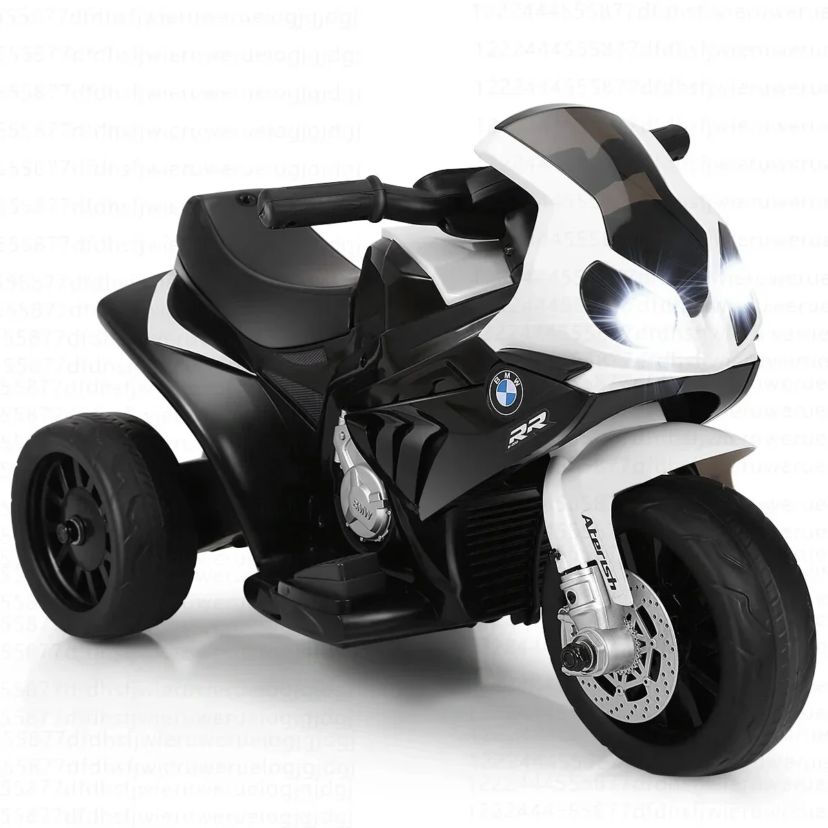 Motocicleta Eléctrica Infantil 6V con 3 Ruedas, Música y Luz
