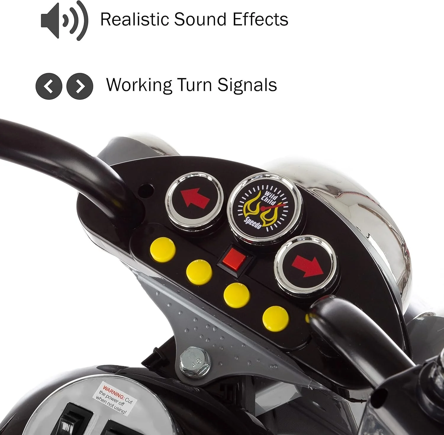 Motocicleta Eléctrica para Niños de 3 a 7 Años con Luces y Sonido para Jugar - Image 5