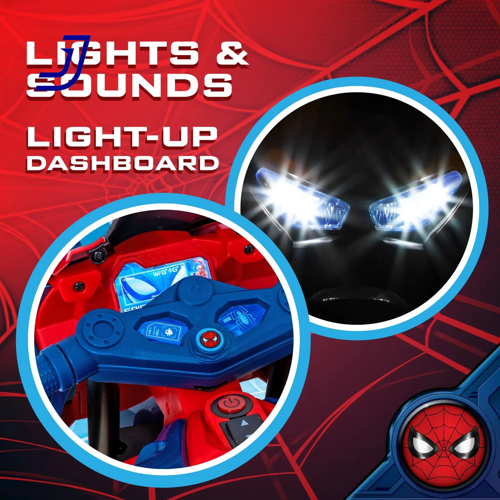 Rechargeable 6V Ride-On Motorcycle Toy for Kids Ages 3+ Supports up to 65 lbs - Image 3