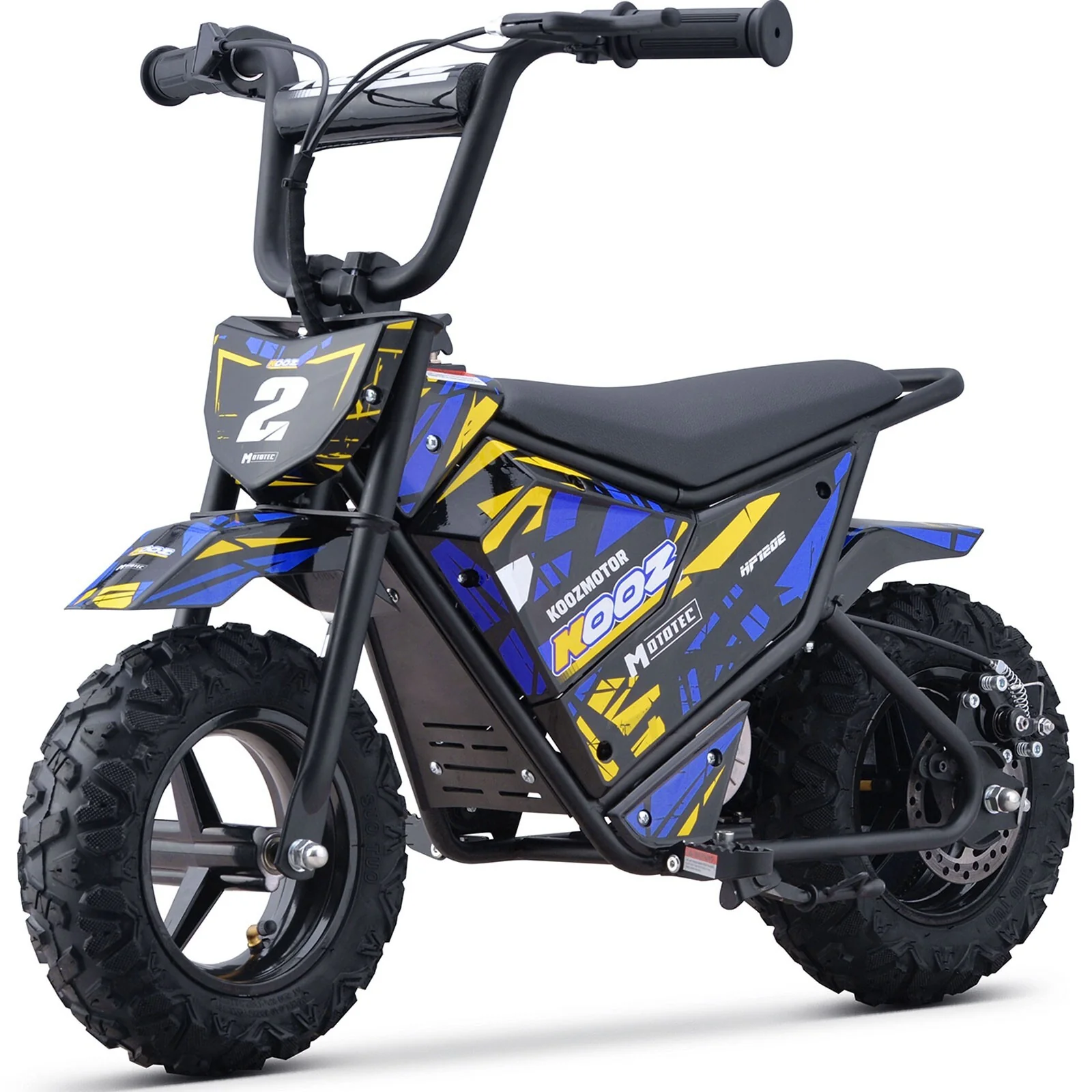 24V 250W Electric Lithium Mini Bike HP120E Blue, Speed up to 10 MPH