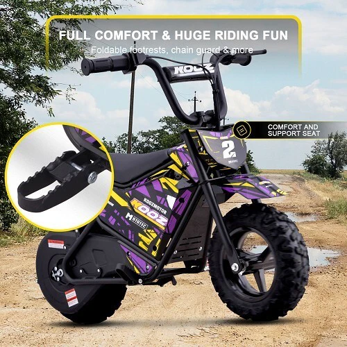 24V 250W Electric Mini Bike Model HP120E Powered by Battery - Image 12