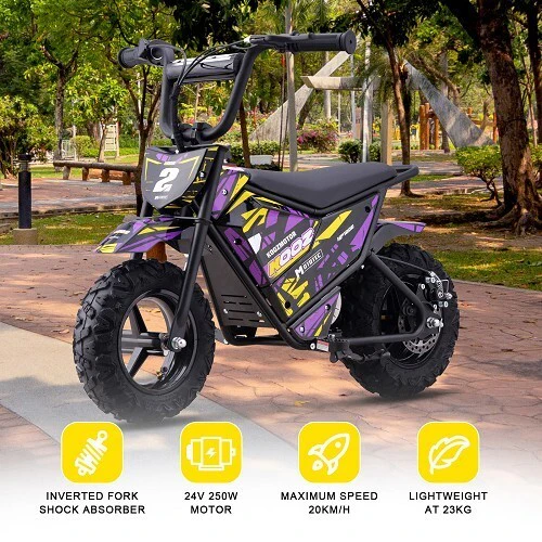 24V 250W Electric Mini Bike Model HP120E Powered by Battery - Image 2