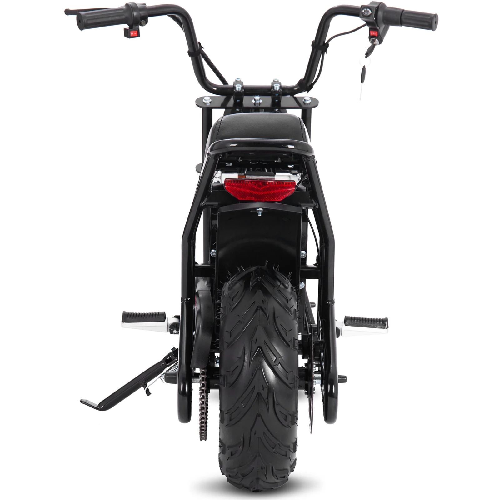 48V 1000W Electric Mini Bike Black - Image 2