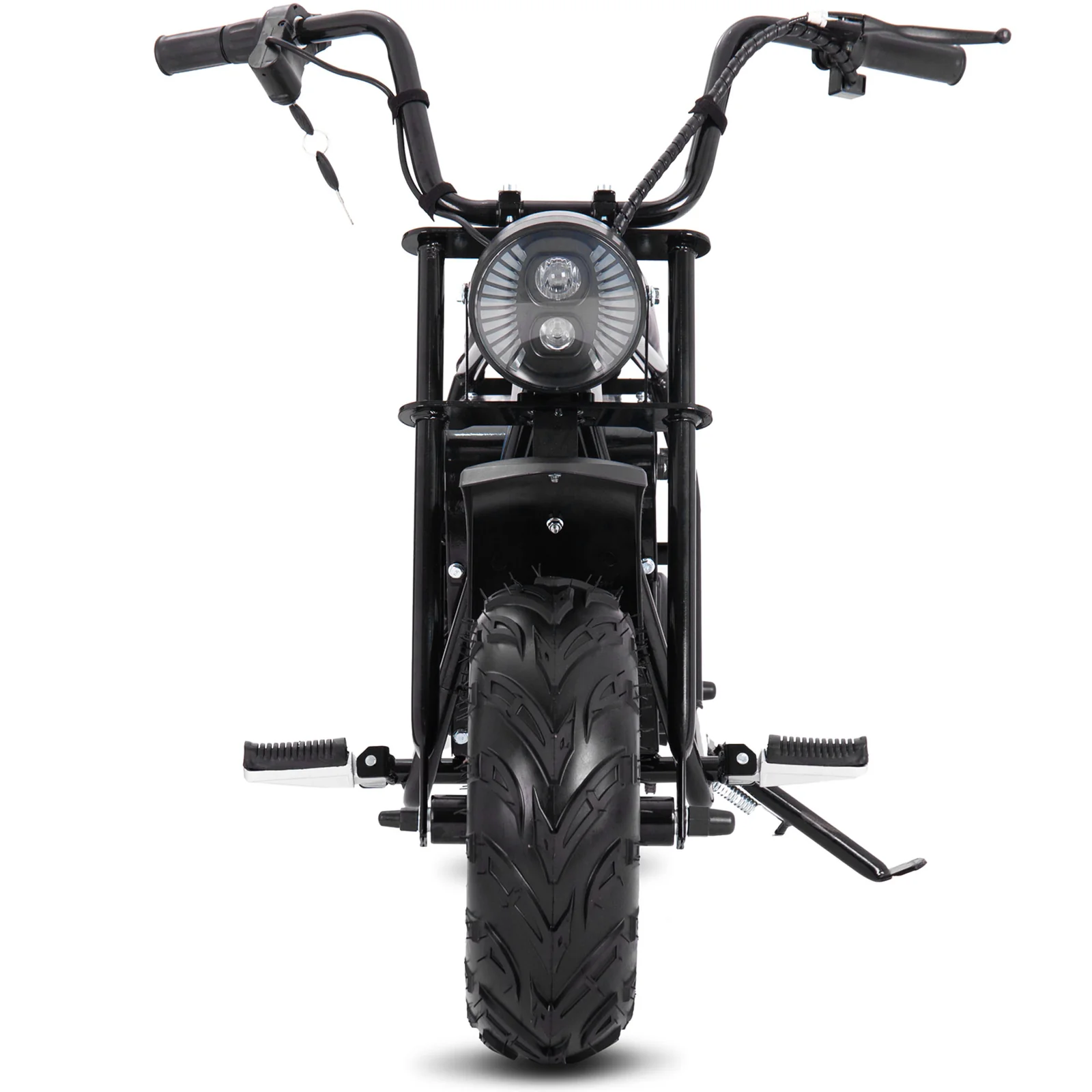 48V 1000W Electric Mini Bike Black - Image 4