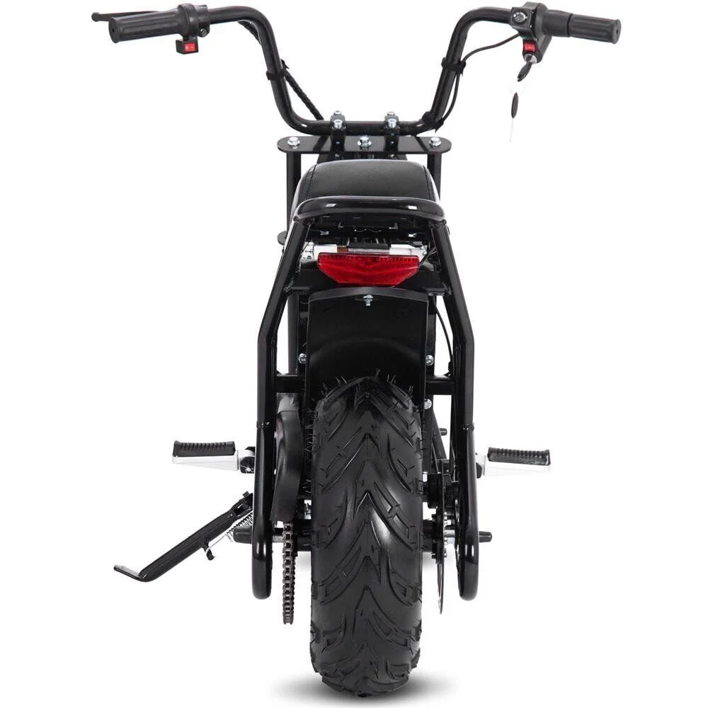 48V 1000W Electric Mini Bike Black - Image 7
