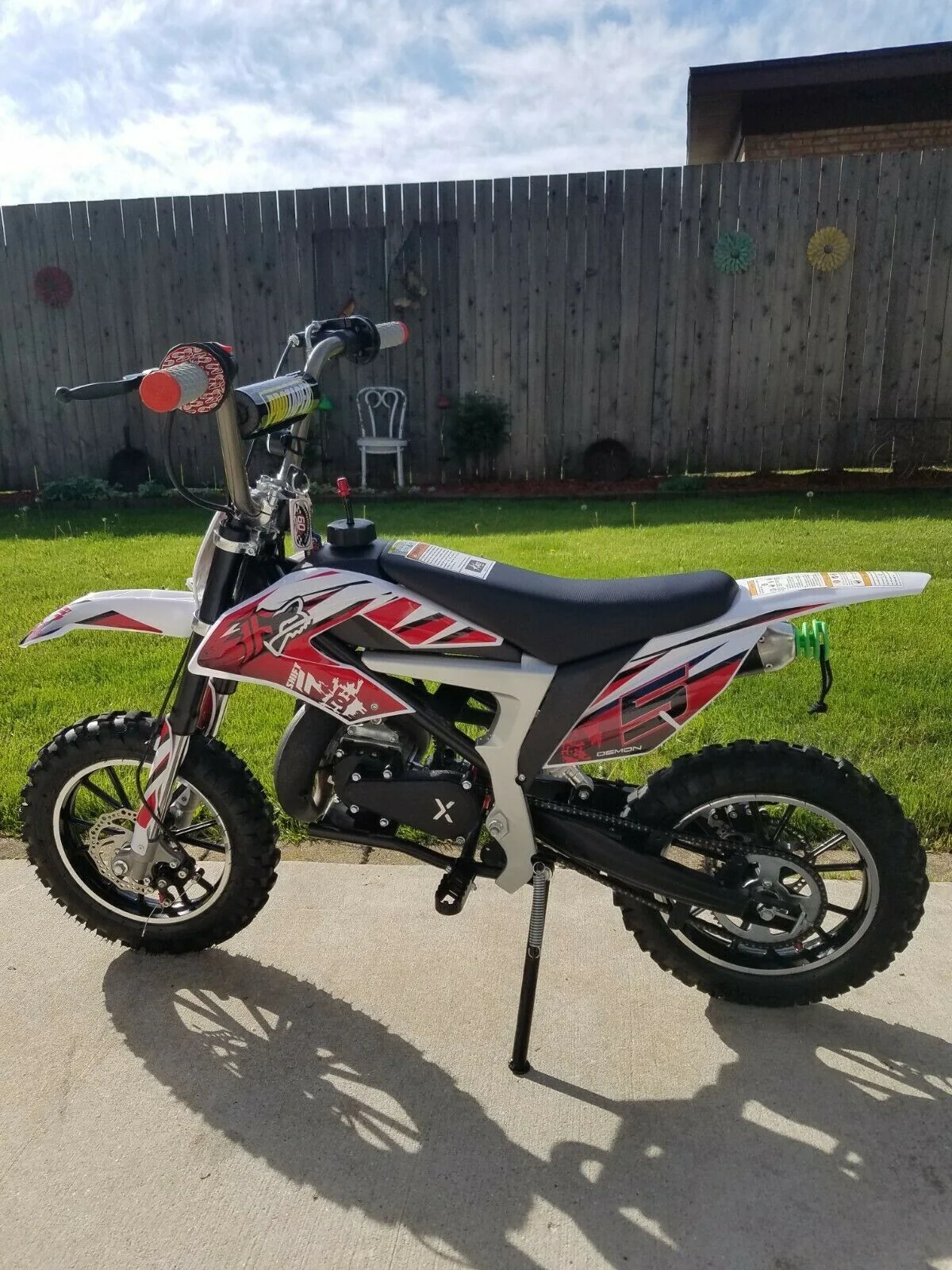 50CC Demon Graphics Kit with Thick High Gloss Decals - Image 3