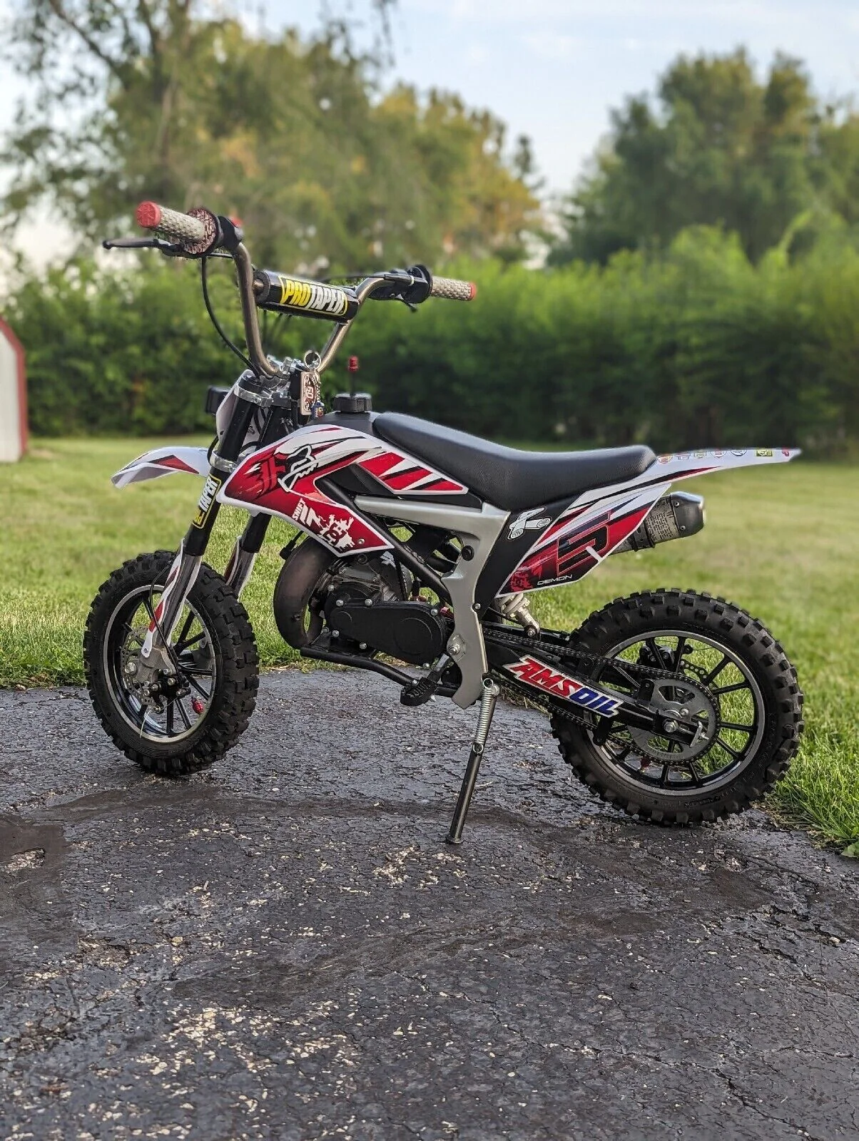 50CC Demon Graphics Kit with Thick High Gloss Decals - Image 6