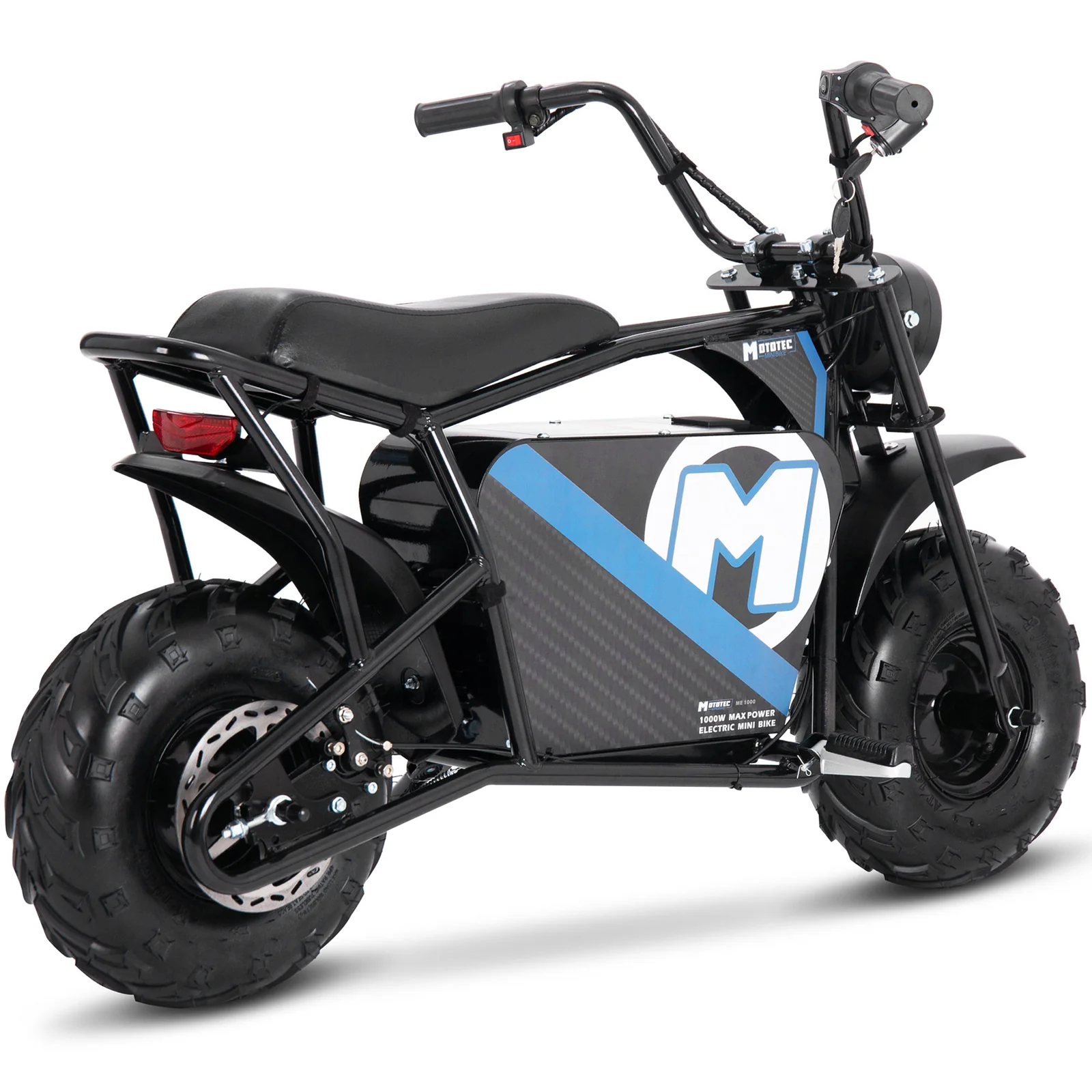 Mini Electric Off-Road Bike 48V 1000W Black Powerful Ride - Image 2
