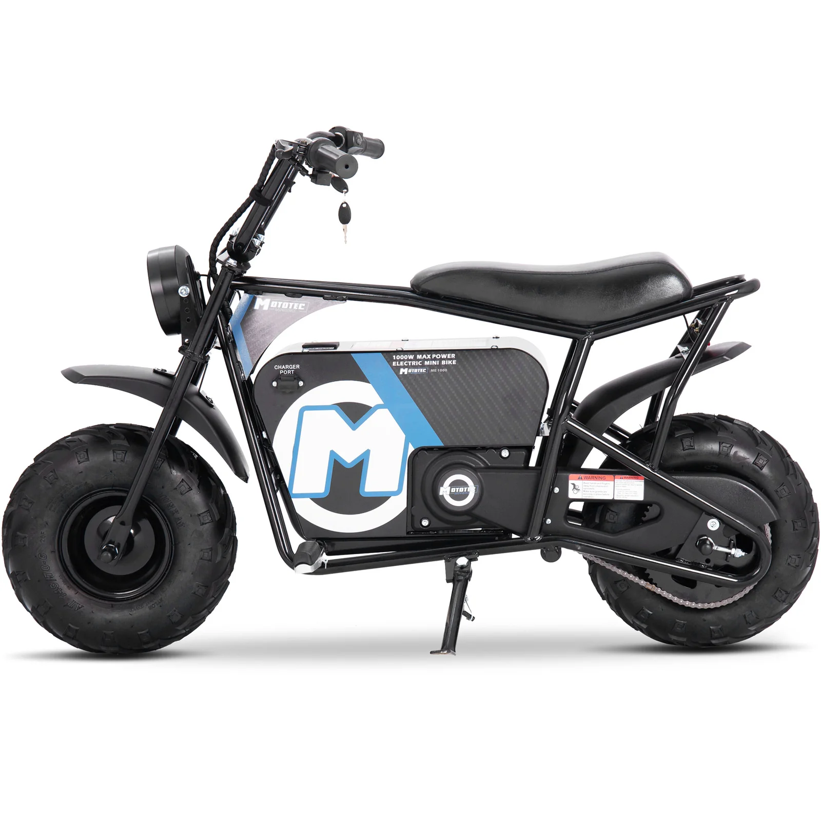 Mini Electric Off-Road Bike 48V 1000W Black Powerful Ride - Image 5