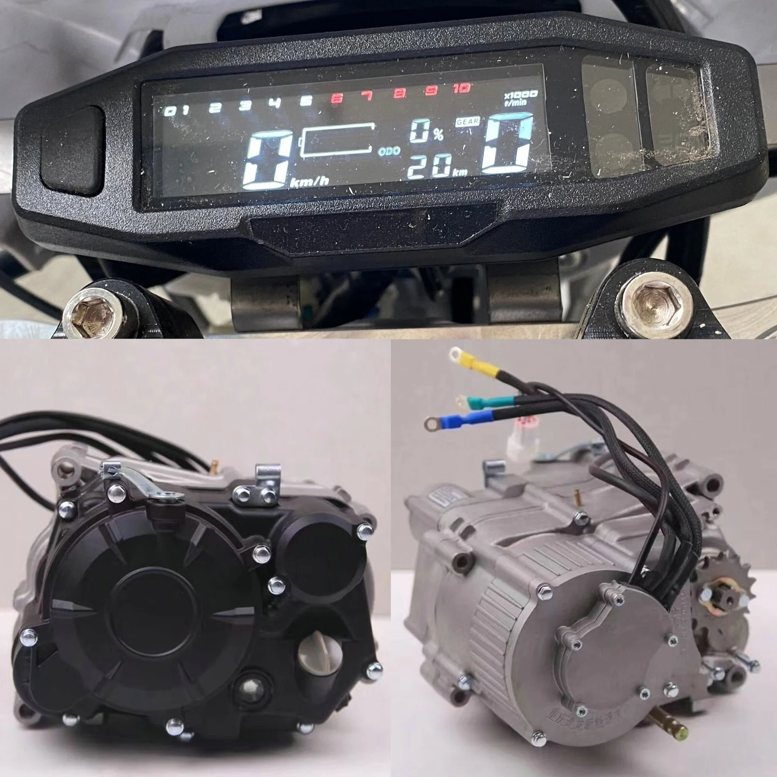 72V 12000W Electric Dirt Bike with Built-In Music System for Adults - Image 17