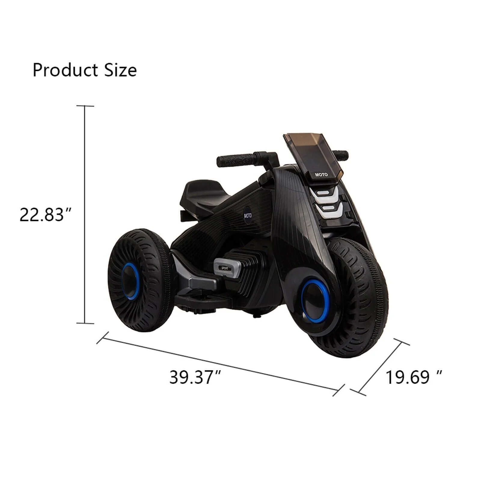 MP3 Kids Electric Motorcycle with Training Wheels - Perfect for Little Riders! - Image 18