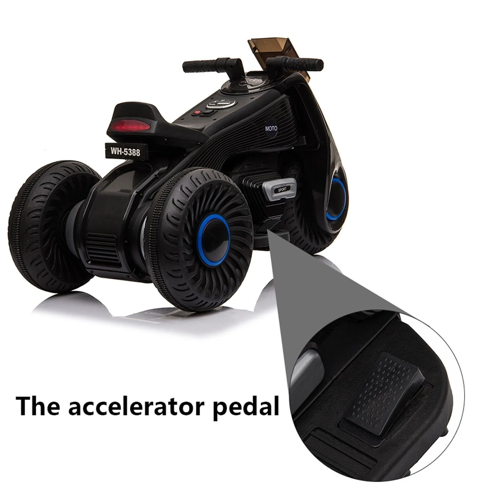 MP3 Kids Electric Motorcycle with Training Wheels - Perfect for Little Riders! - Image 9