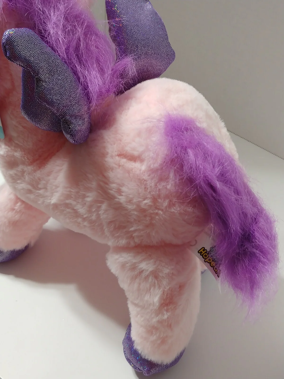 Musical 16” Plush Unicorn Toy with LED Lights for Infants and Toddlers 3+ in Pink - Image 5
