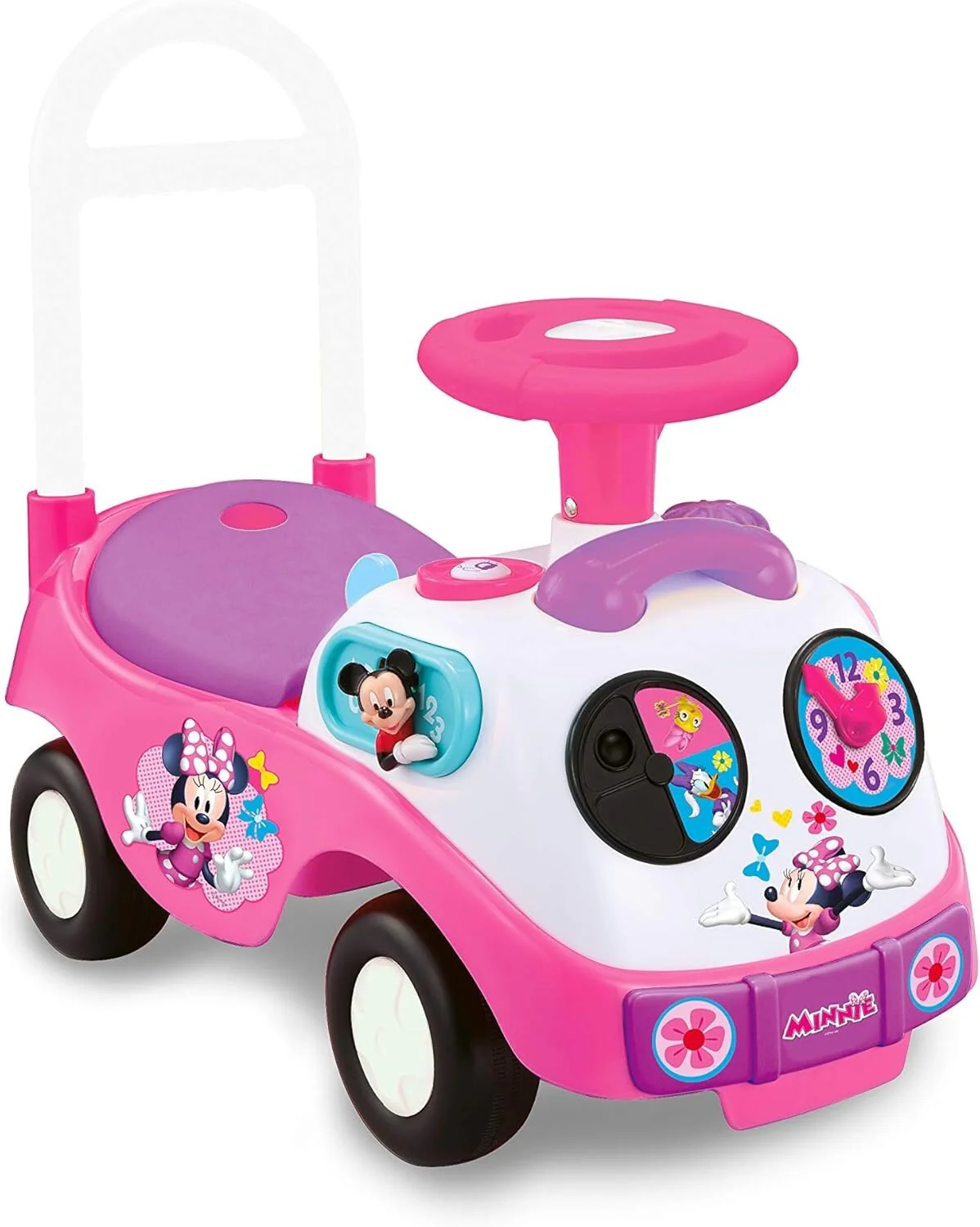 First Minnie Interactive Ride-On Toy for Toddlers with Lights and Sounds, Large Size - Image 4