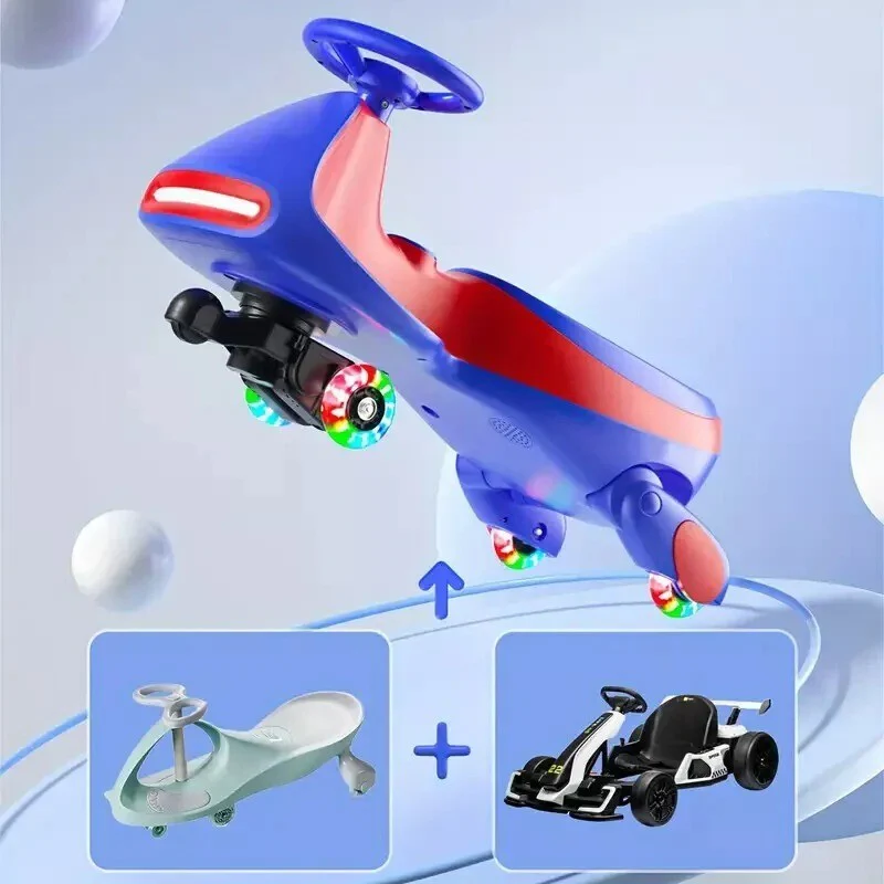 Electric Wiggle Ride-On Car with Pedal for Kids and Toddlers - Image 4