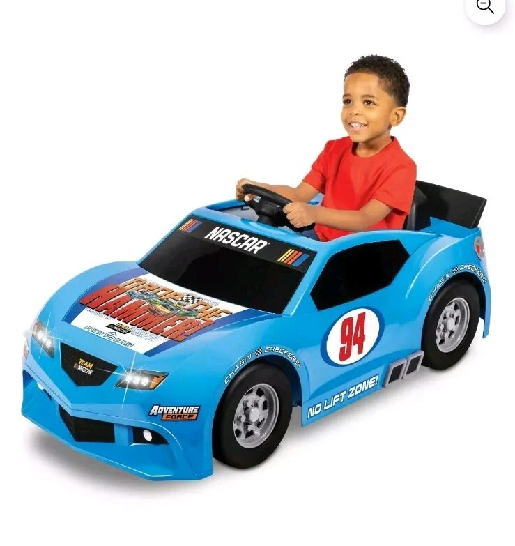 6V Powered Ride-On Champion Racer with Toy Engine and Tools