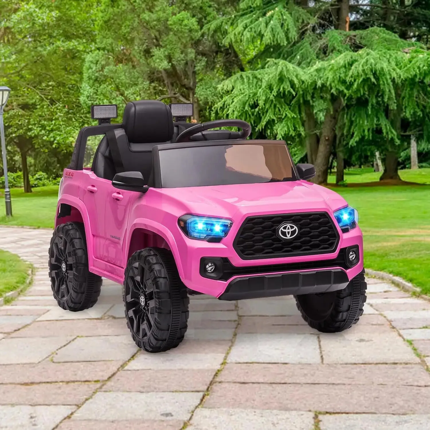 12V Kids Electric Ride-On Truck Toy with Remote Control and Safety Belt - Image 22