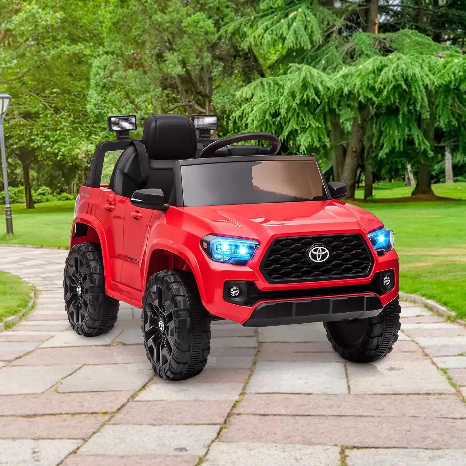12V Kids Electric Ride-On Truck Toy with Remote Control and Safety Belt - Image 23
