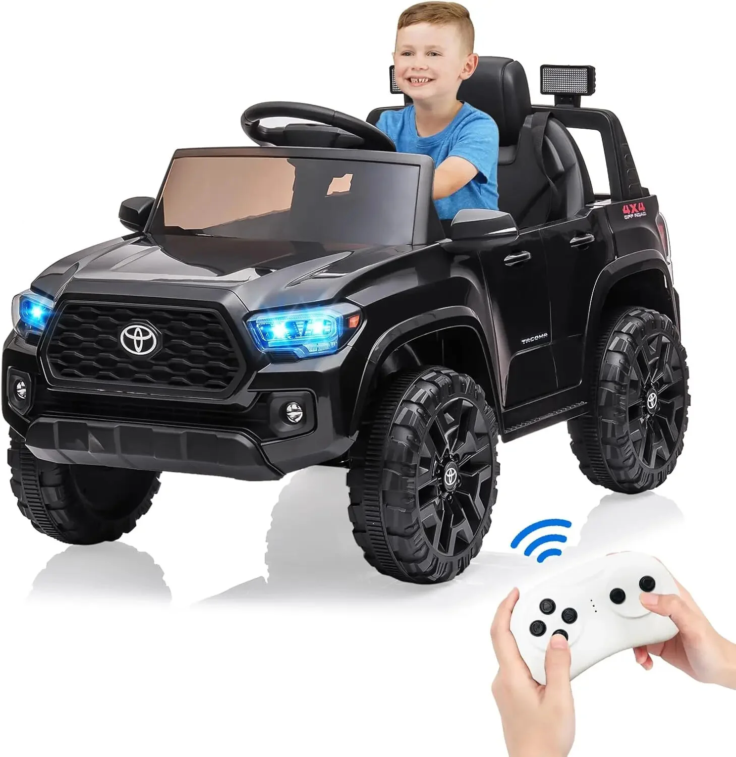 12V Kids Electric Ride-On Truck Toy with Remote Control and Safety Belt - Image 24