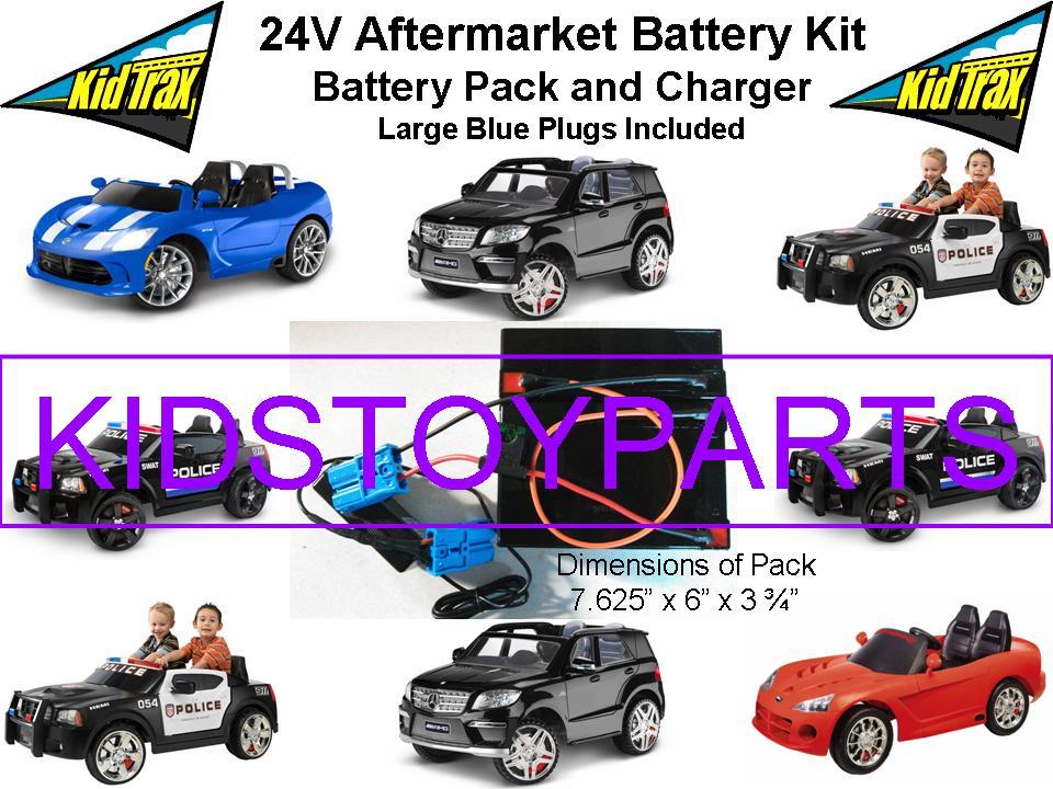 24V Conversion Upgrade Kit for 12V Kid Trax Cars and Trucks