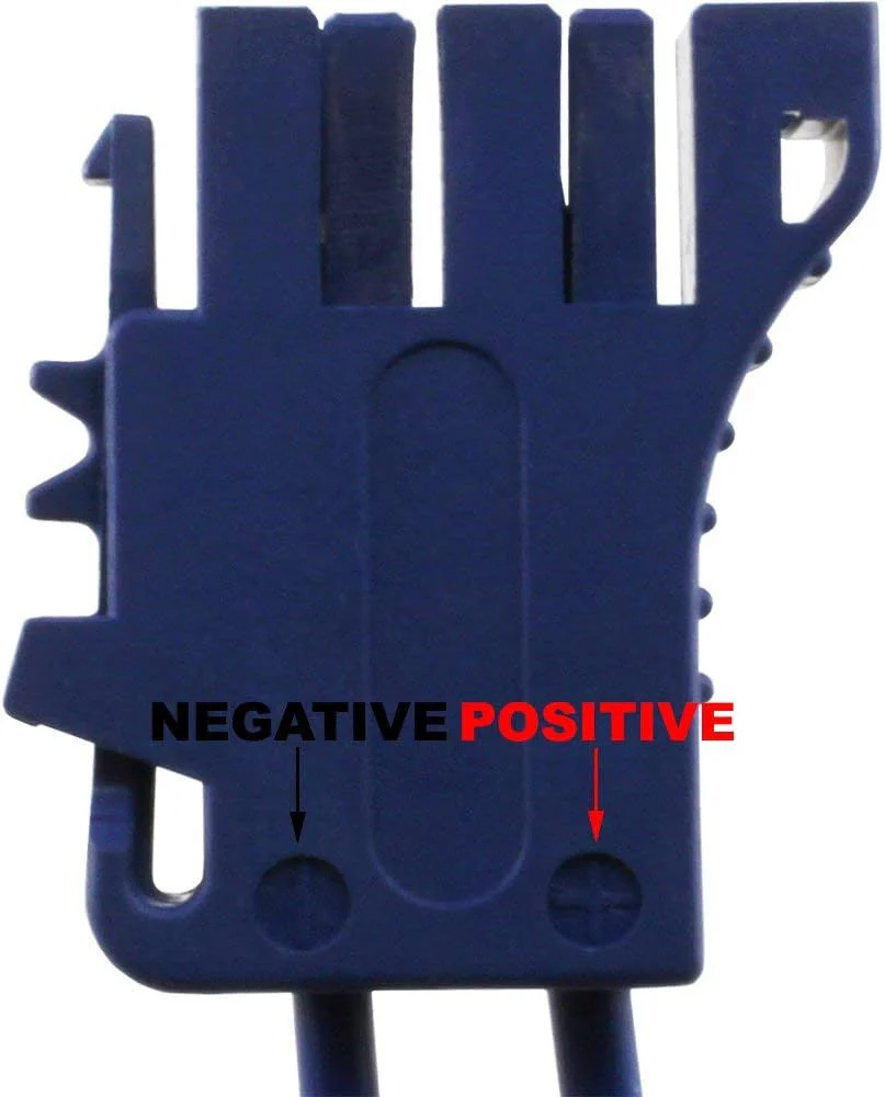 Blue 12V Battery Side Connector for Peg Perego Gaucho Gator Sportsman - Image 6