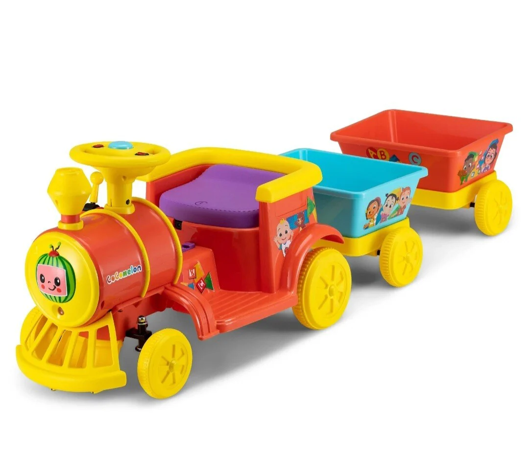 Cocomelon 6V Motorized Electric Toddler Ride-On Train Toy - Image 7