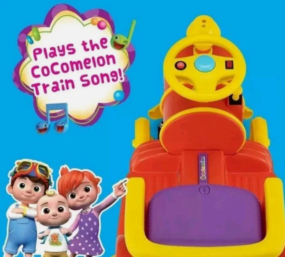Cocomelon 6V Electric Motorized Toddler Ride-On Train Toy - Image 4