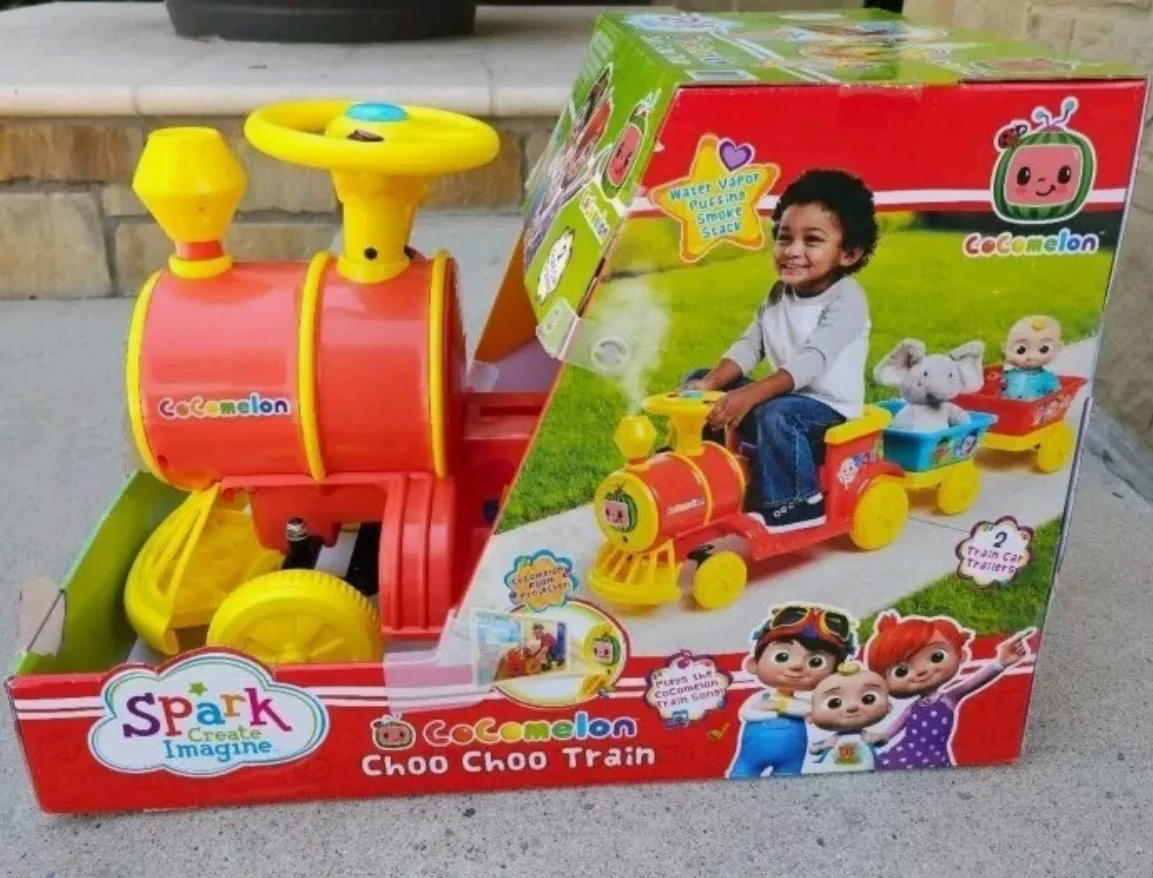 Cocomelon 6V Electric Motorized Toddler Ride-On Train Toy - Image 7