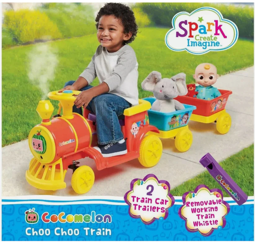 Cocomelon 6V Electric Motorized Toddler Ride-On Train Toy - Image 7