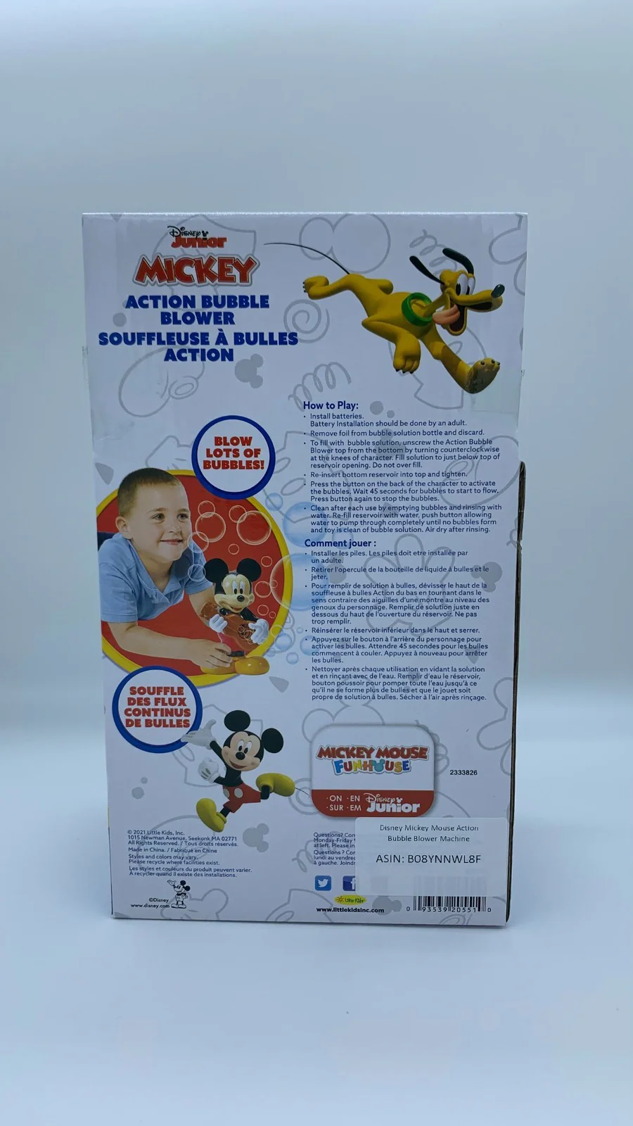 Disney Mickey Mouse Interactive Bubble Blower - Image 2