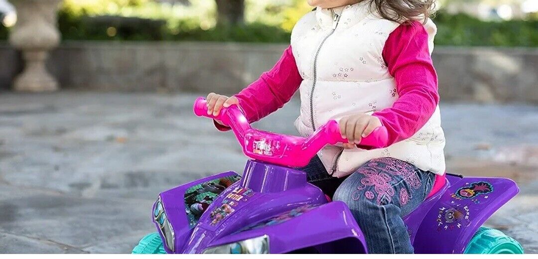 New Dynacraft Trolls Dreamworks 6V Battery-Powered Little Quad ATV for Kids - Image 10