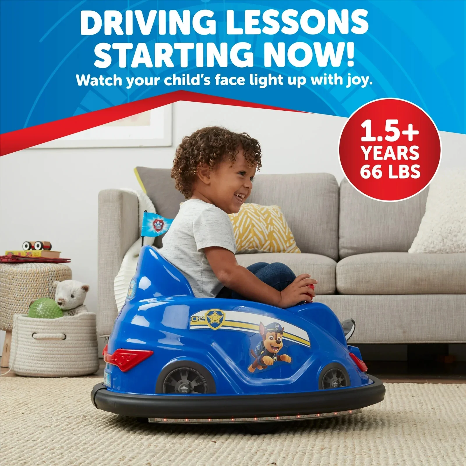Flybar 6-Volt Bumper Car Ride-On Toy for Kids - Image 23