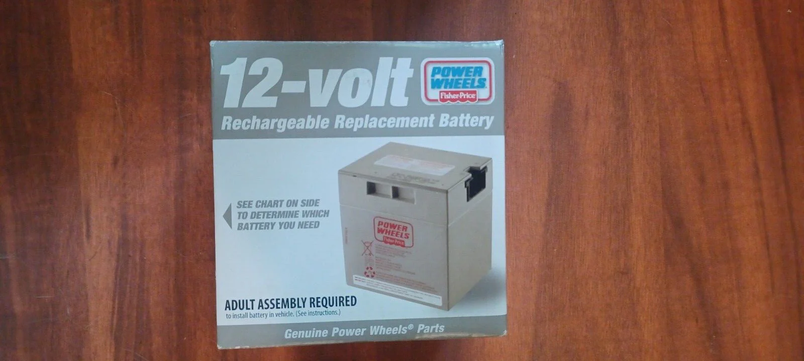 Genuine OEM 12-Volt Rechargeable Replacement Battery for Power Wheels