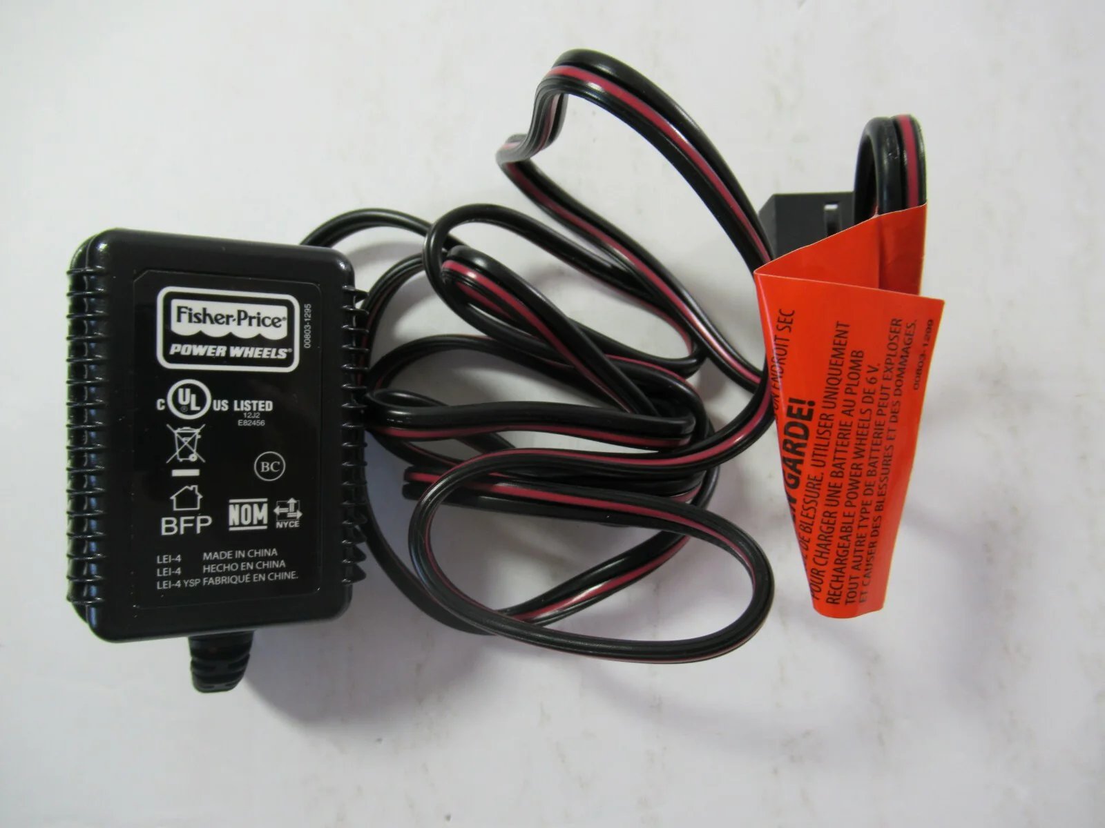 Power Wheels 6V Blue Battery and Charger 00801-1781 Genuine Model
