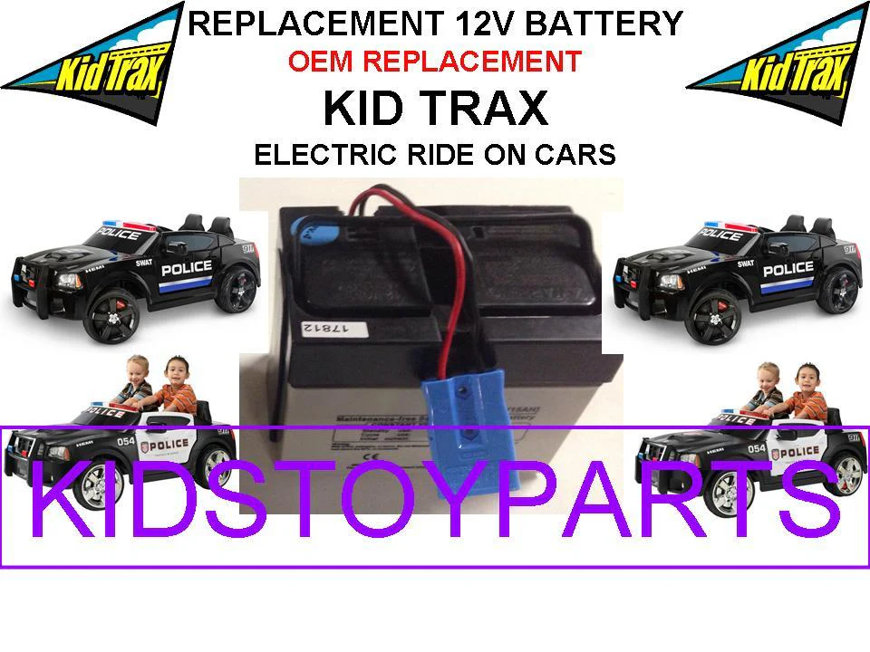 12 Volt Replacement Battery for Kid Trax Dodge Cars and Trucks