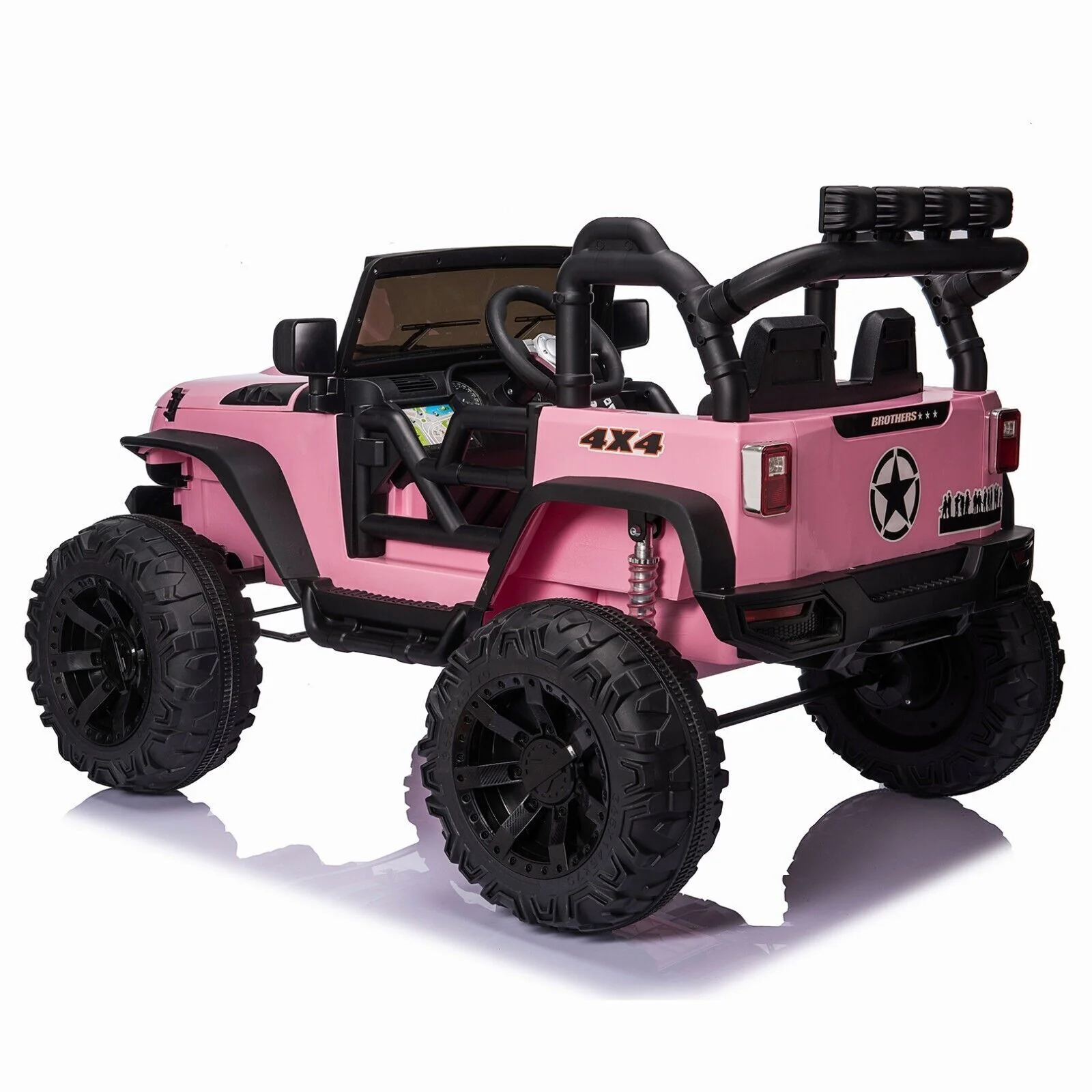 New Release: 2-Seater 24V/12V Kids Ride On Car with Bluetooth, 2x200W Electric Vehicle Truck and 14 Exciting Features! - Image 14